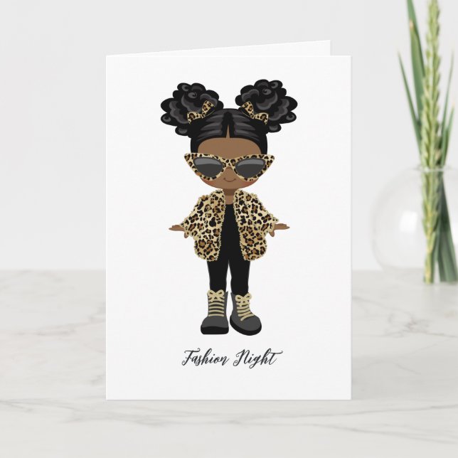 Invitation Filles Fashion Night Party (Devant)