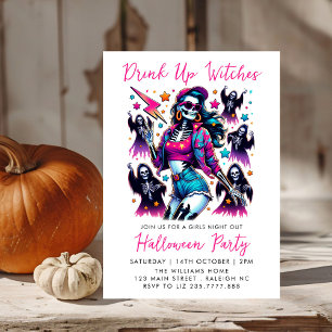 Invitation Filles Night Out Adult Halloween Party