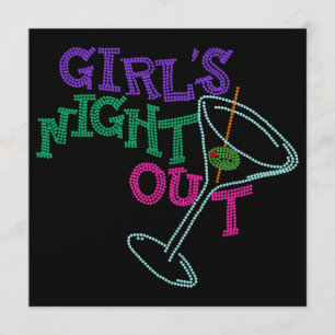 Invitation Filles Night Out - Cocktails - SRF