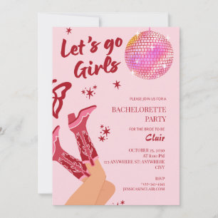 Invitation Filles Veulent Seulement S'amuser Fête d'Enterreme