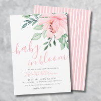 Fillette Rose Épanoui Fleurs de Douceur Baby Showe
