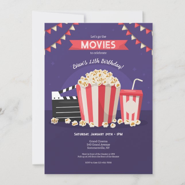 Invitation Films et Popcorn (Devant)