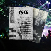 Fils Ado Anniversaire Grunge Guitare