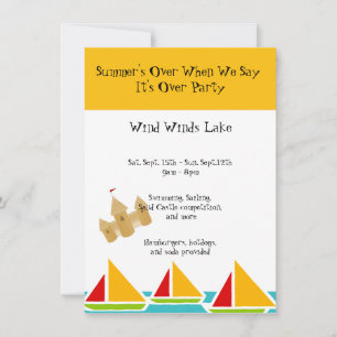 Invitation Fin de la fête d'été