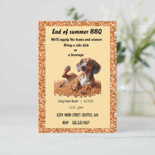 Invitation Fin de la fête d'été