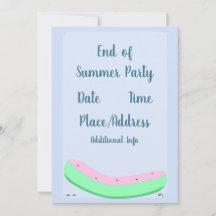 Fin de la fête d'été Kawaii Watermelon