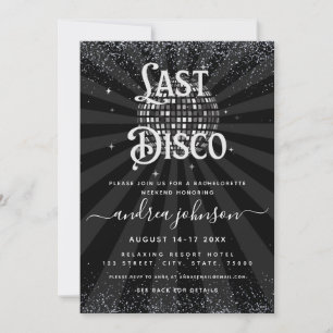 Invitation Fin de semaine de la Dernière disco de les années 