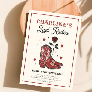 Invitation Fin de semaine du dernier Rodeo Bachelorette