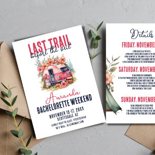 Invitation Fin de semaine du Dernier Trail Bachelorette Party