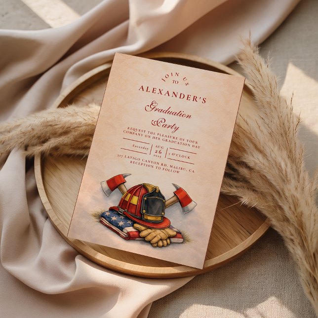 Invitation Firefighter Career Milestone (Créateur téléchargé)