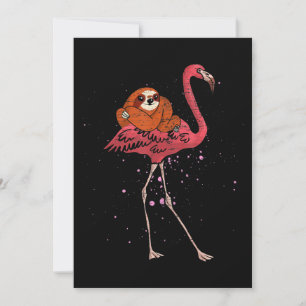 Invitation Flamant rose Cadeaux Amoureux des animaux Flamant