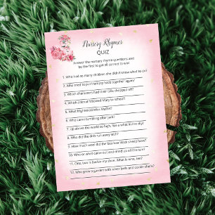 Invitation Flamant rose rose Ballerina Nursery Rhymes Douche