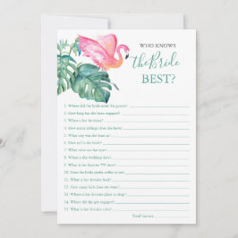 Invitation Flamant rose Rose Qui Connaît La Mariée Meilleur J