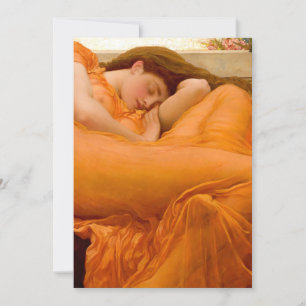 Invitation Flaming Juin Peinture Par Frederic Leighton