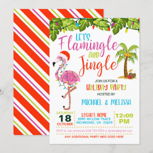 Invitation Flamingle & Jingle - WH