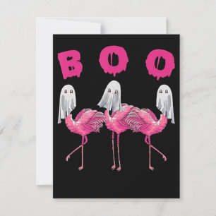 Invitation Flamingo Fantôme Flamingo Boo Costume Halloween