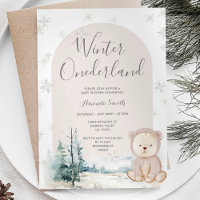 Flammes de neige Hiver Onederland Oear Baby shower