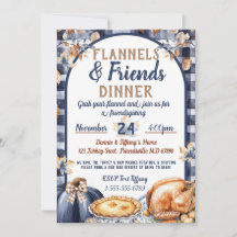 Flannel et Friends Friendsgiving Action de grâce