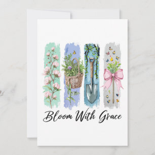 Invitation Fleur avec Grace Garden Floral Art