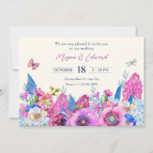 Fleur bleu violet fleur fleurit printemps mariage