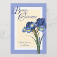 Fleur d'anniversaire de Blue Iris