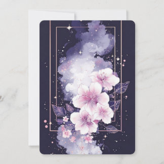 Invitation Fleur de Cerisier Rose – Arbre Sakura
