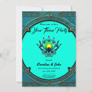 Invitation Fleur de l'Élégance, Mystic Lotus.