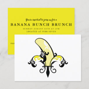 Invitation fleur de lis