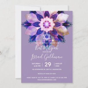 Invitation Fleur de Lumière Intérieure Mandala