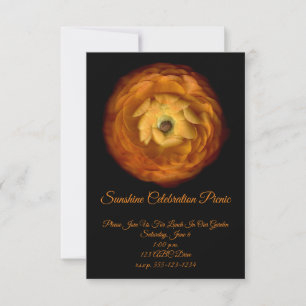 Invitation Fleur de minuit ou Célébration du soleil
