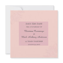 Fleur de Satin Anniversaire de Mariage Enregistrez