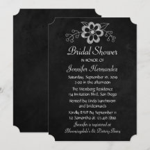 Fleur de tableau noir de mariage floral noir et bl