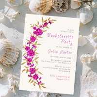 Fleur de trompette violette Jardin Bachelorette
