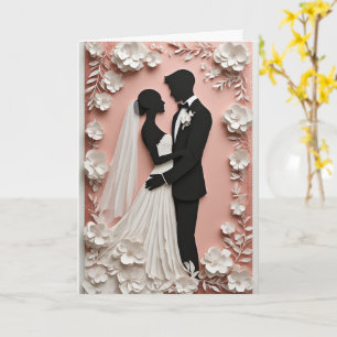 ✨ Invitation Fleur en Papier pour les Invités de M