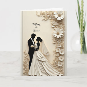 ✨ Invitation Fleur en Papier pour Mariage ✨