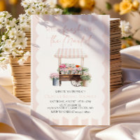 Fleur fraîche du marché Chariot de fleurs Shower d