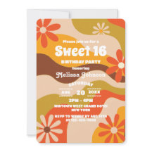 Fleur hippie Super rétro Sweet 16