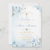 Fleur pastel bleu Garçon mignon Charro Baptême mex