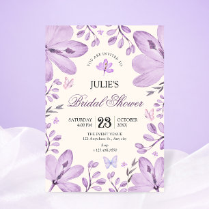 Invitation Fleur pourpre 