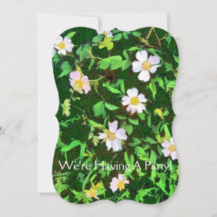 INVITATION FLEUR SAUVAGE