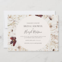 Fleur sauvage Bourgogne Beige Fête des mariées hor