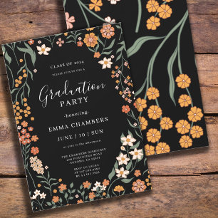 Invitation Fleur sauvage de printemps