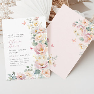 Invitation Fleur sauvage d'été Wreath nuptiale dou