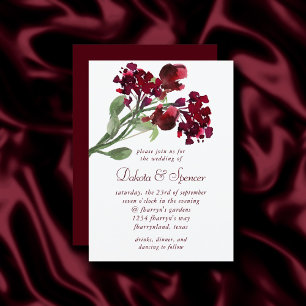 Invitation Fleur sauvage   Fleurs rousses de Bohême