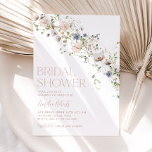 Invitation fleur sauvage Floral Bridal