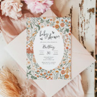 Fleur sauvage Garden Party Baby shower neutre genr