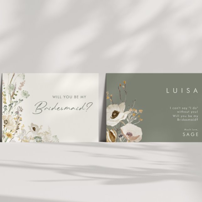 Invitation Fleur sauvage lunatique | Proposition d'ivoirienne (Créateur téléchargé)