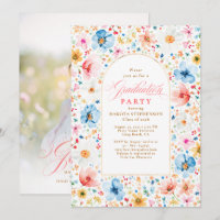 Fleur sauvage Meadow Floral Élégant Jardin Graduat