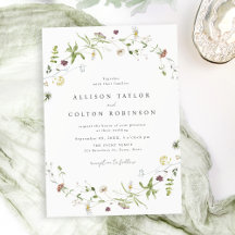 Fleur sauvage Sage Green Rustic Boho Photo du Mari