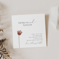 Fleur sauvage simple | MARIAGE CARRÉ